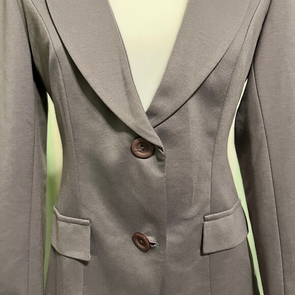 NWT Womens Blazer, Grey, Size M - Picture 2 of 6